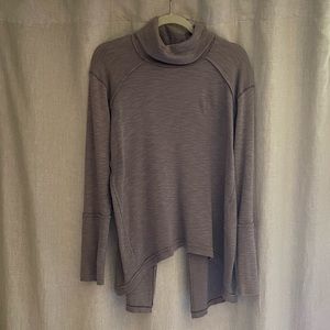Free People | split back turtleneck mock sweater